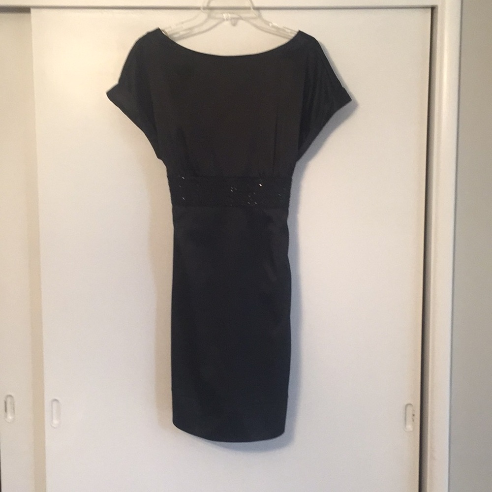 Black cocktail dress